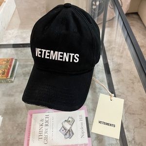 VETEMENTS Baseball Hat, Limited Edition